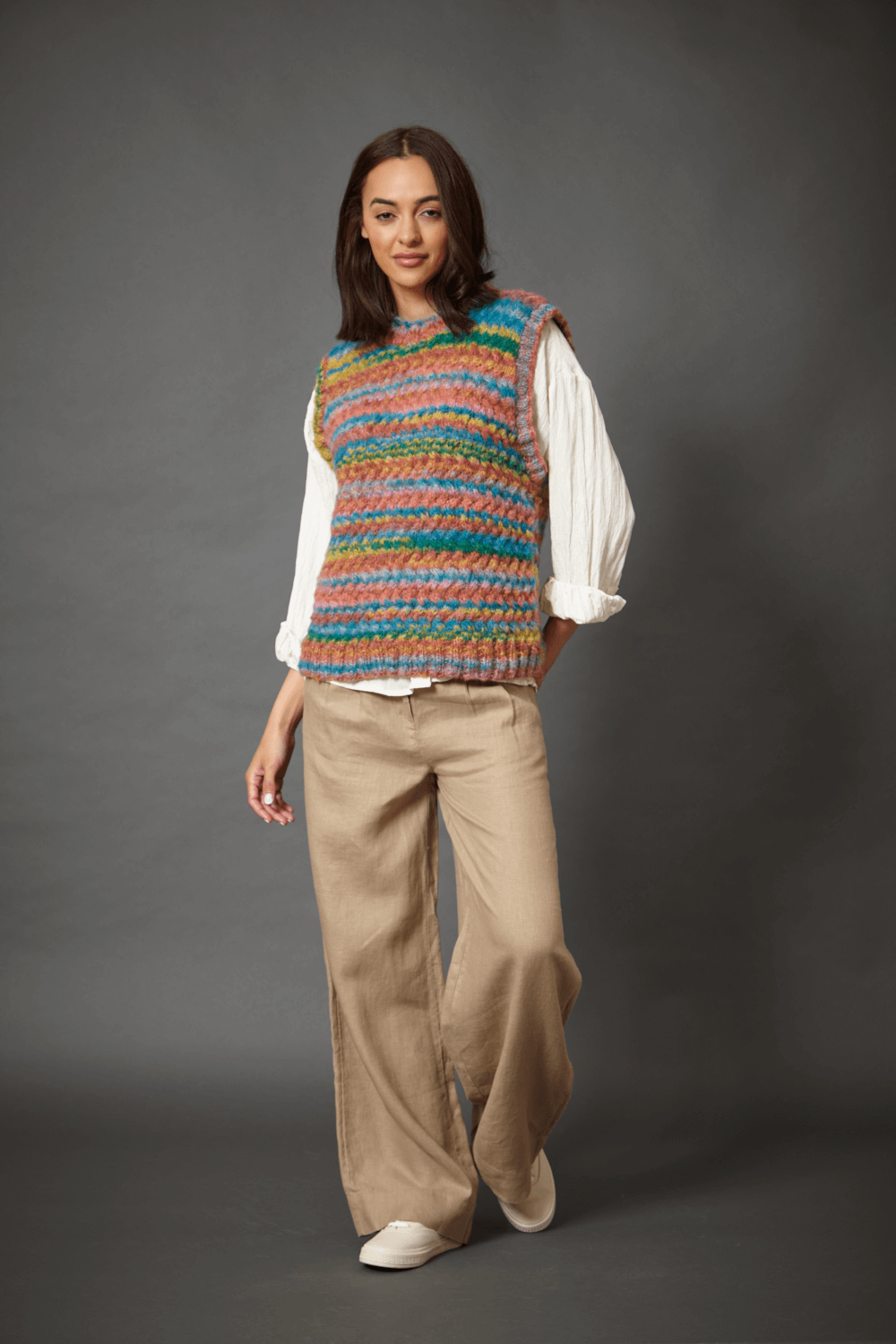 King Cole Flair Chunky Sweater & Tank Top Pattern 6385