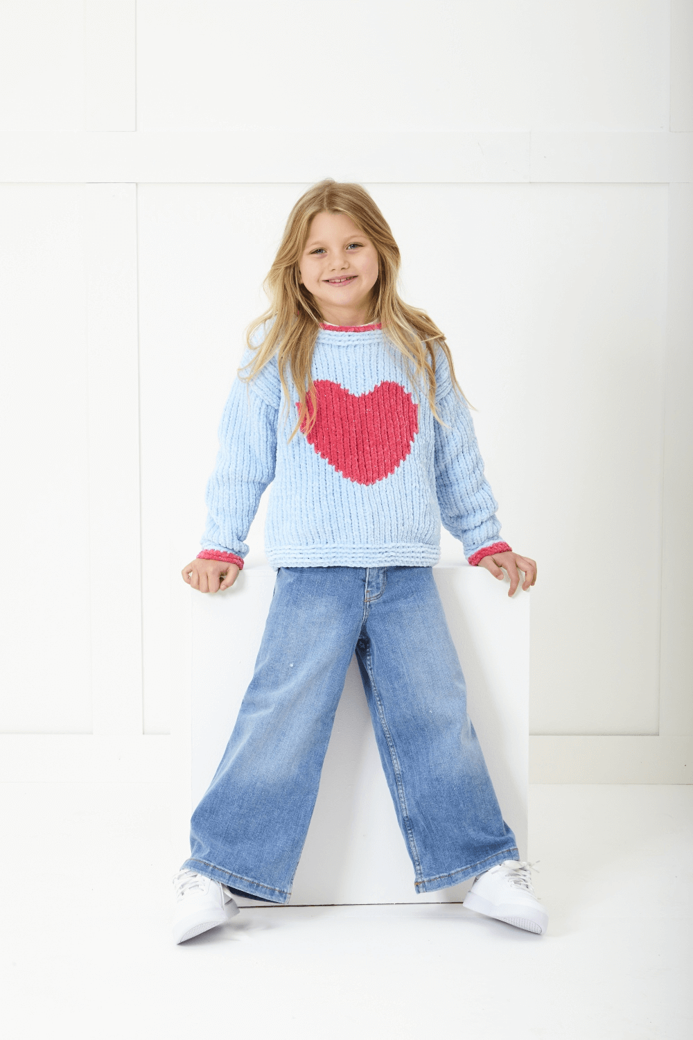 King Cole Yummy Glitz Chunky Sweaters Knitting Pattern 6392