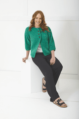 King Cole Yummy Glitz Chunky Gilet and Cardigan Knitting Pattern 6394