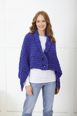 King Cole Yummy Glitz Chunky Scarves, Cowl, Shrug Wrap and Hat Knitting Pattern 6396