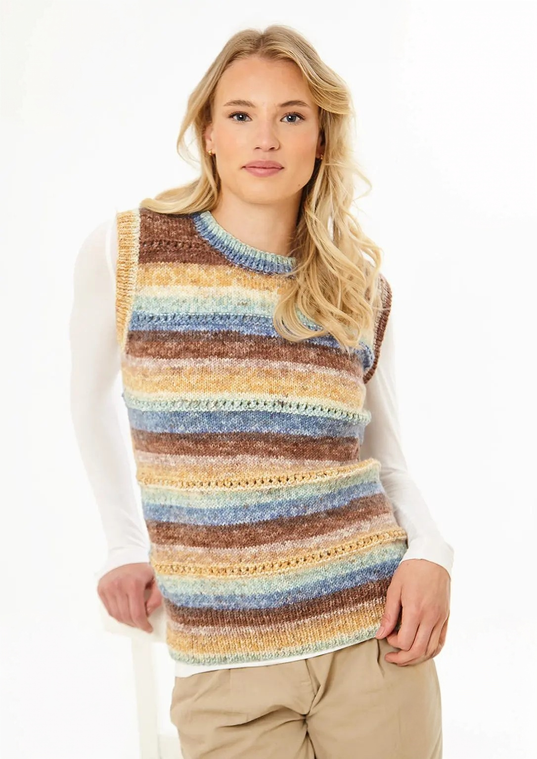 King Cole Bramble DK Sweater and Slipover Pattern 6403