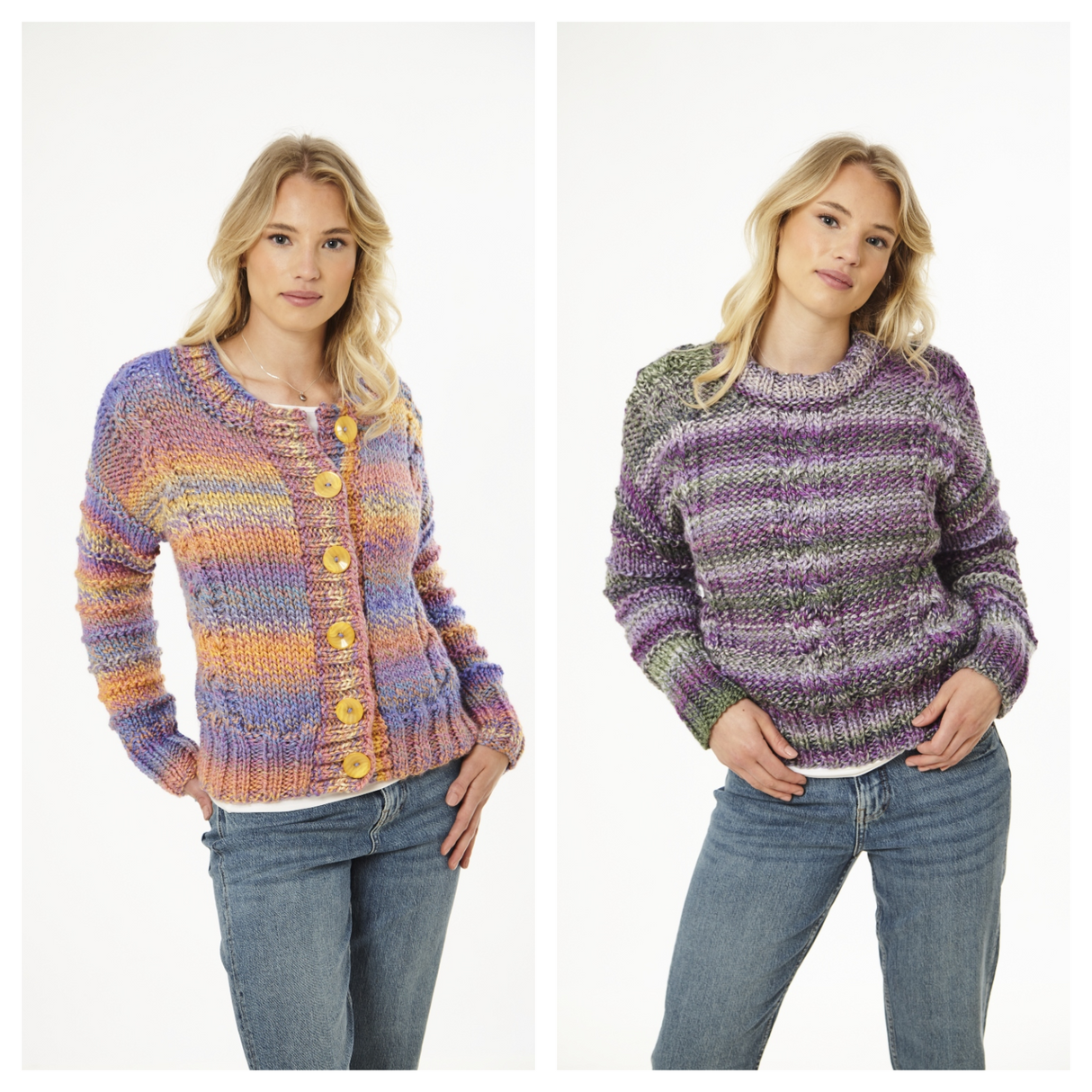 King Cole Explorer Super Chunky Sweater and Cardigan Pattern 6407