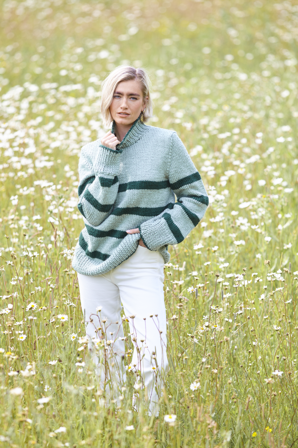 King Cole Dalesway Chunky Sweater and Tank Top Pattern 6408