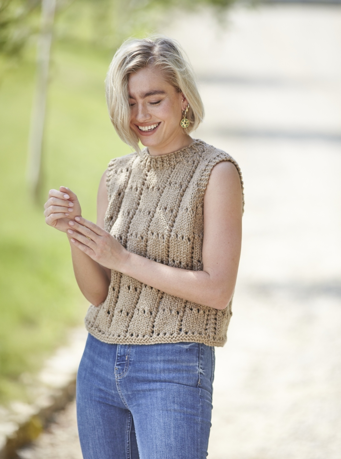 King Cole Dalesway Chunky Sweater and Tank Top Pattern 6409
