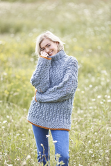 King Cole Dalesway Chunky Sweater and Cardigan Pattern 6411