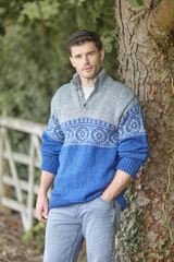 King Cole Dalesway Chunky Sweater Vest and Sweater Pattern 6414