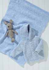 King Cole Fruitilicious Chunky Jacket, Cardigan and Blankets Pattern 6416