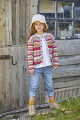 King Cole Homespun Aran Childs’ Cardigans Pattern 6424