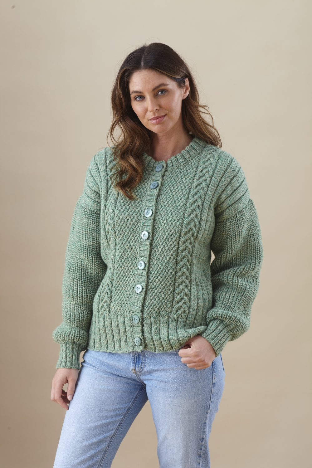 King Cole Merino Blend DK Sweater and Cardigan Pattern 6432