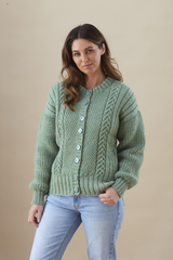 King Cole Merino Blend DK Sweater and Cardigan Pattern 6432