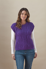 King Cole Merino Blend DK Cardigan and Slipover Pattern 6433