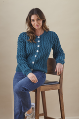 King Cole Merino Blend DK Cardigan and Slipover Pattern 6433