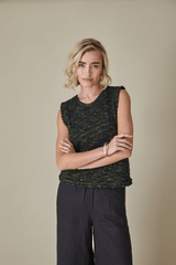 King Cole Firefly Aran Tank Top and Cardigan Pattern 6445