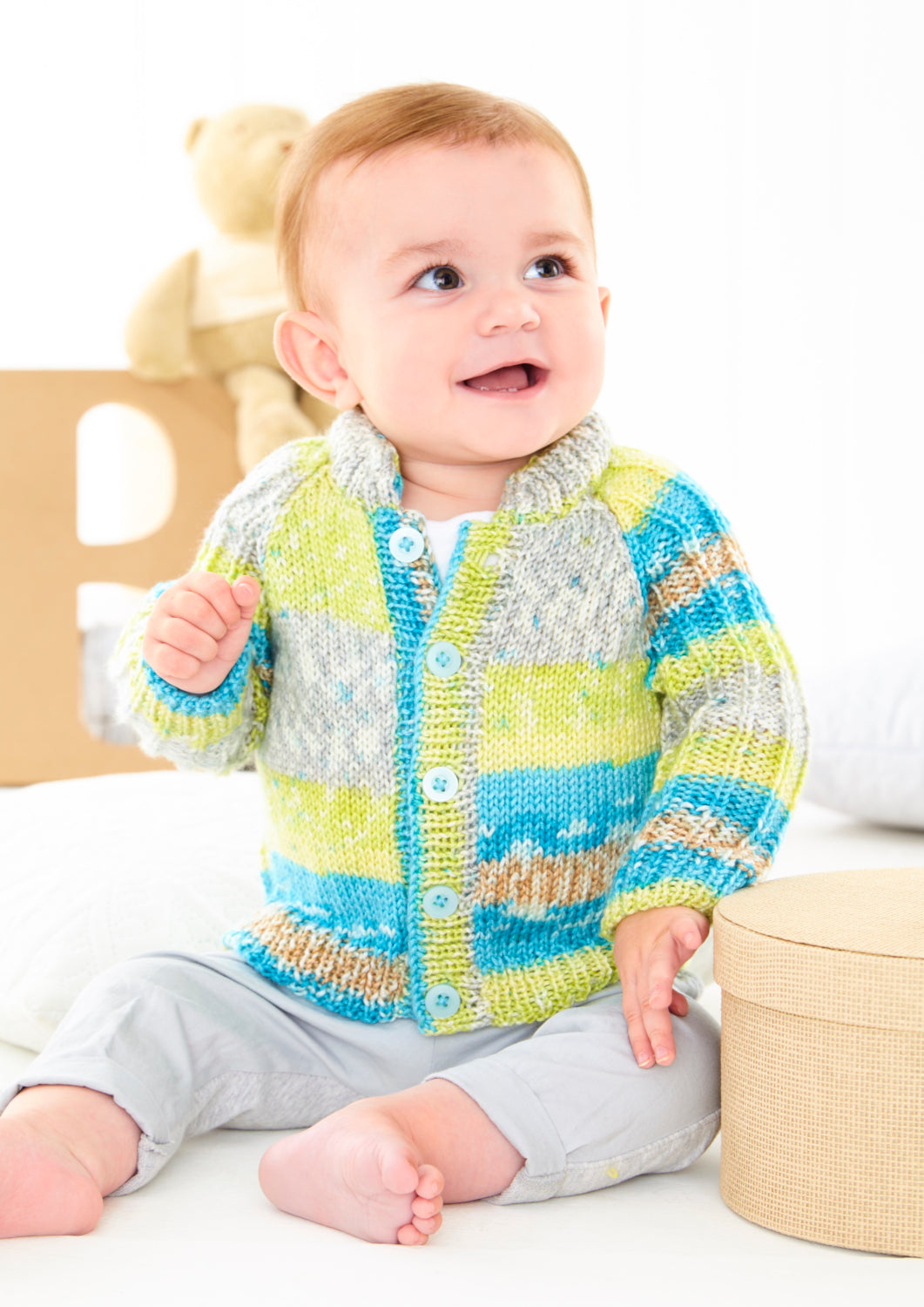 King Cole Fjord Baby DK Jackets Pattern 6463