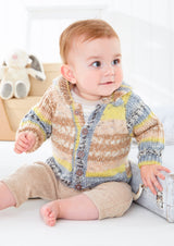 King Cole Fjord Baby DK Jackets Pattern 6463