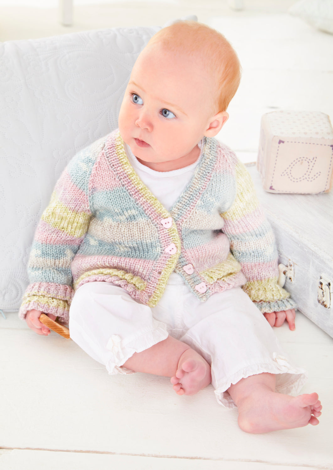 King Cole Fjord Baby DK Cardigans Pattern 6466