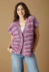 King Cole Homespun Prism Cardigan and Waistcoat Pattern 6469