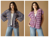 King Cole Homespun Prism Cardigan and Waistcoat Pattern 6469