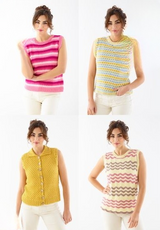 King Cole Cottonsoft DK Tank Tops and Waistcoat Pattern 6472