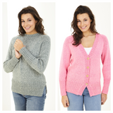 King Cole Simply Denim DK Sweater and Cardigan Pattern 6475