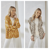 King Cole Linendale Reflections DK Cardigan and Waistcoat Pattern 6483