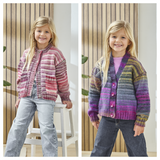 King Cole Cottagespun DK Cardigans Pattern 6492
