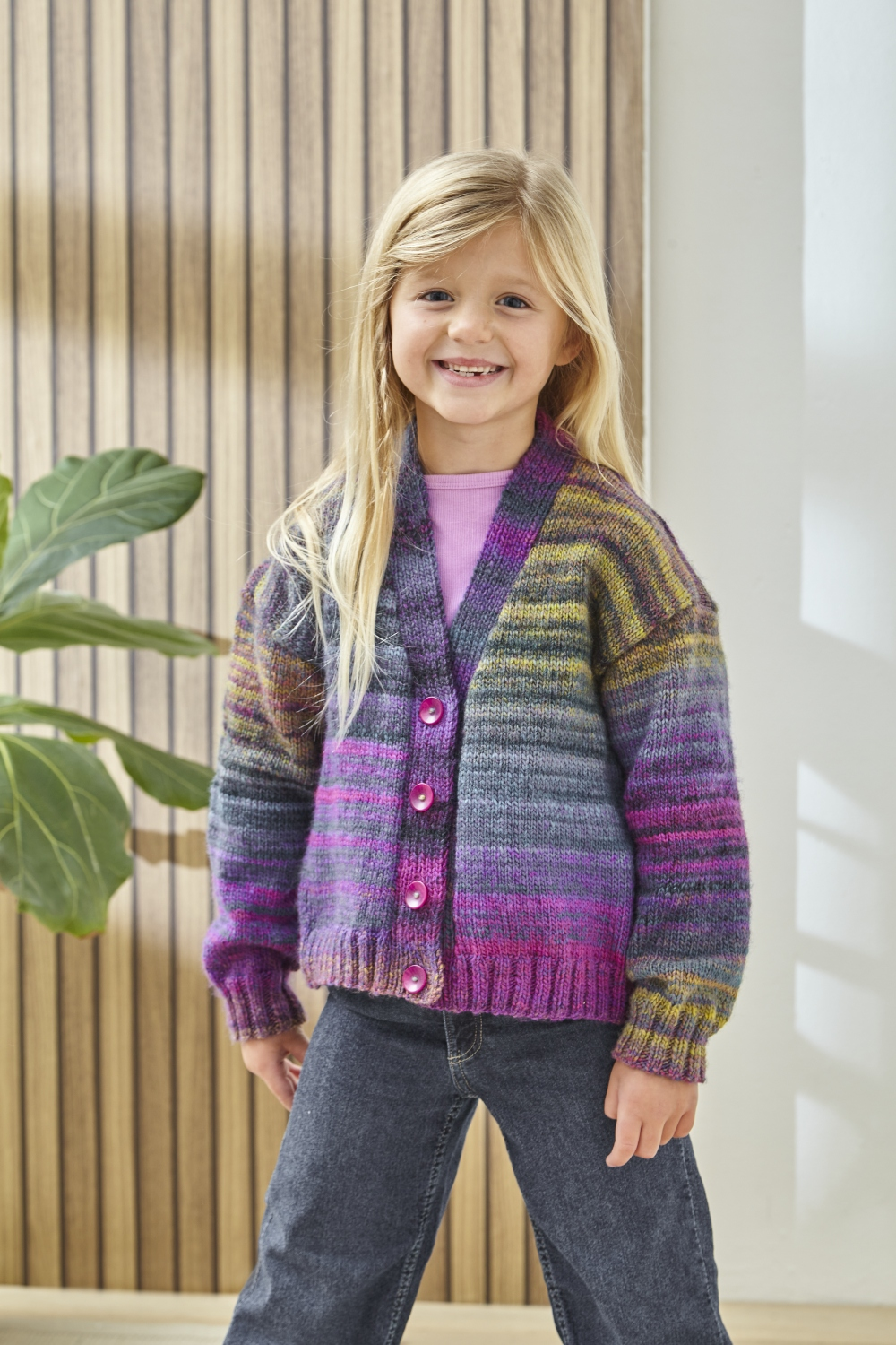 King Cole Cottagespun DK Cardigans Pattern 6492