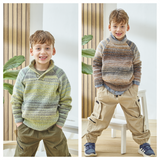 King Cole Cottagespun DK Sweaters Pattern 6493