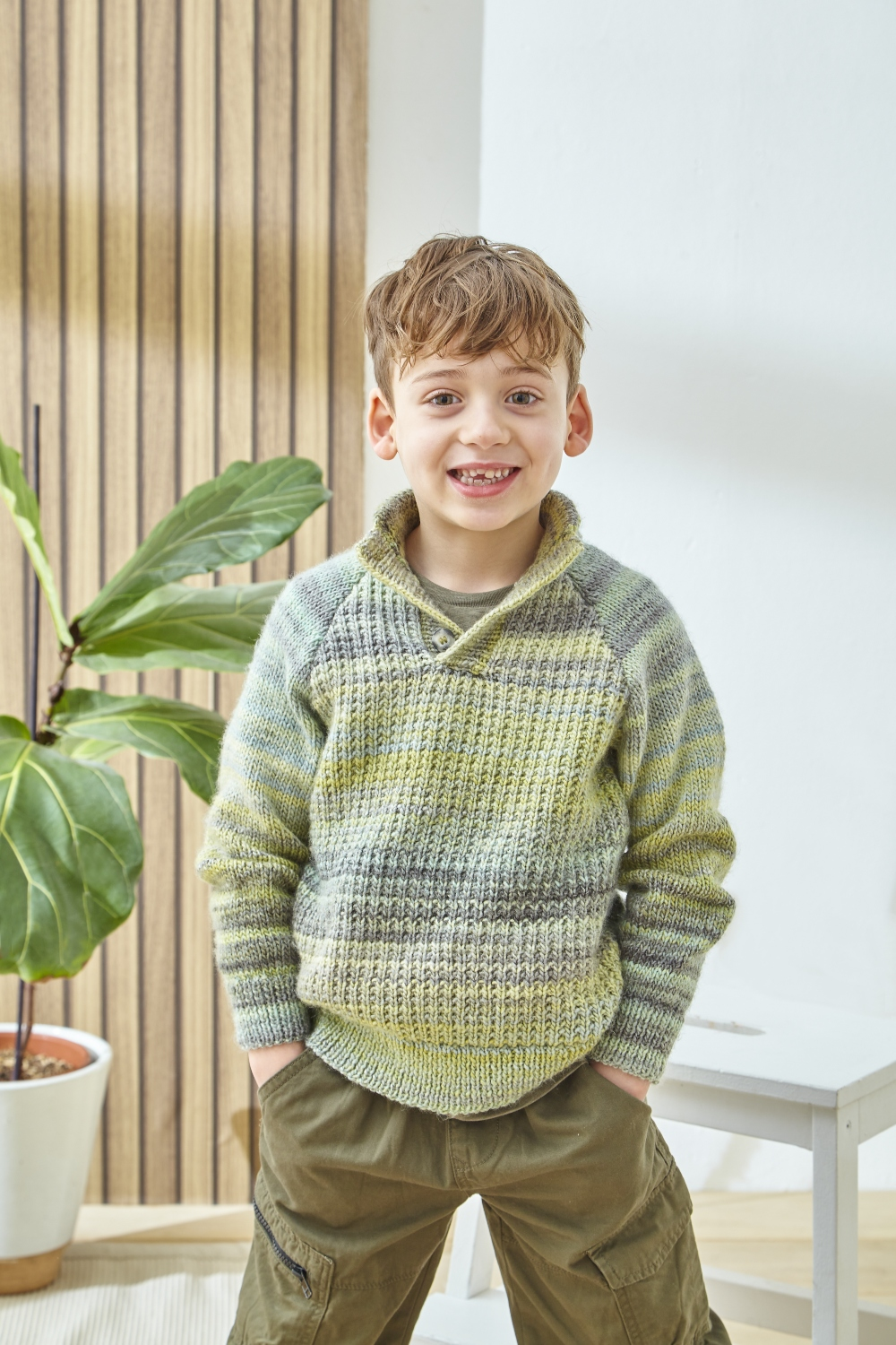 King Cole Cottagespun DK Sweaters Pattern 6493