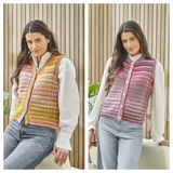 King Cole Cottagespun DK Waistcoat Sweaters 6495