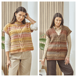King Cole Cottagespun DK Round and V Neck Tank Tops 6497