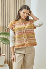 King Cole Cottagespun DK Round and V Neck Tank Tops 6497