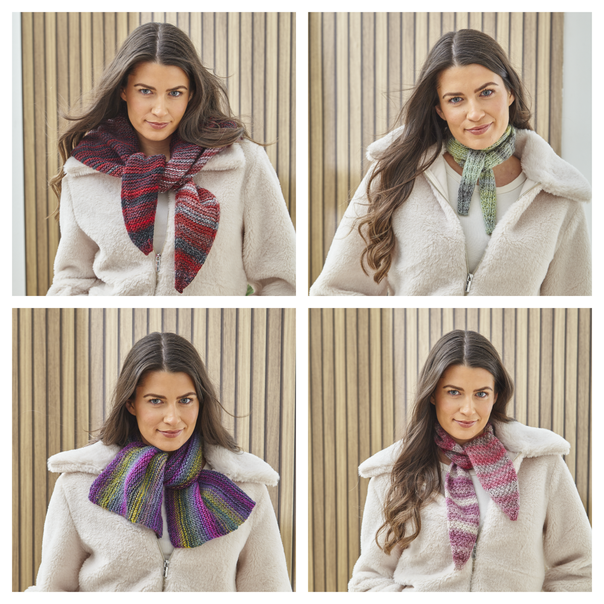 King Cole Cottagespun DK Scarves and Shawls 6498