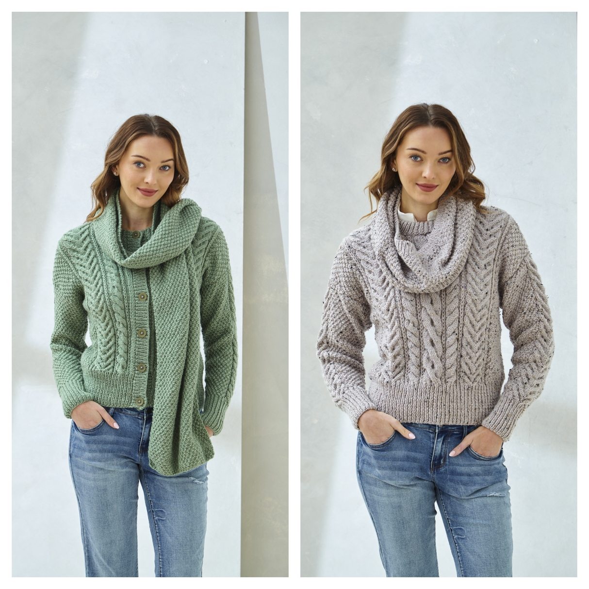 King Cole Fashion Aran Scardigans 6502