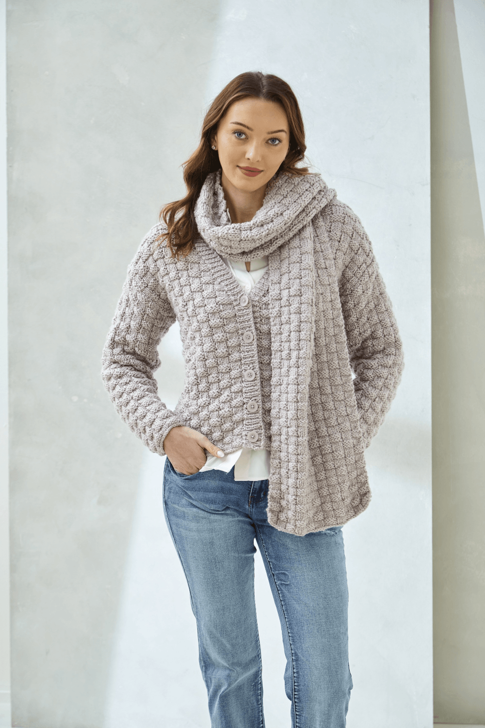 King Cole Dalesway Chunky Scardigans Pattern 6503