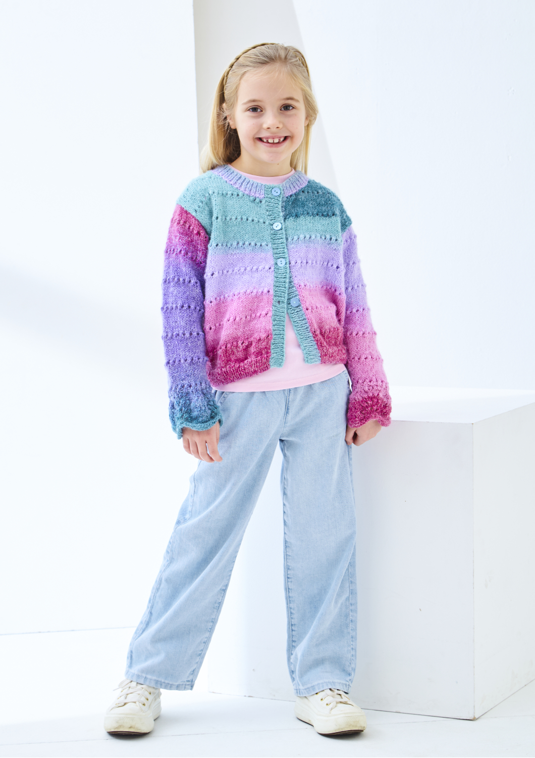 King Cole Curiosity DK Cardigan and Waistcoat Pattern 6504
