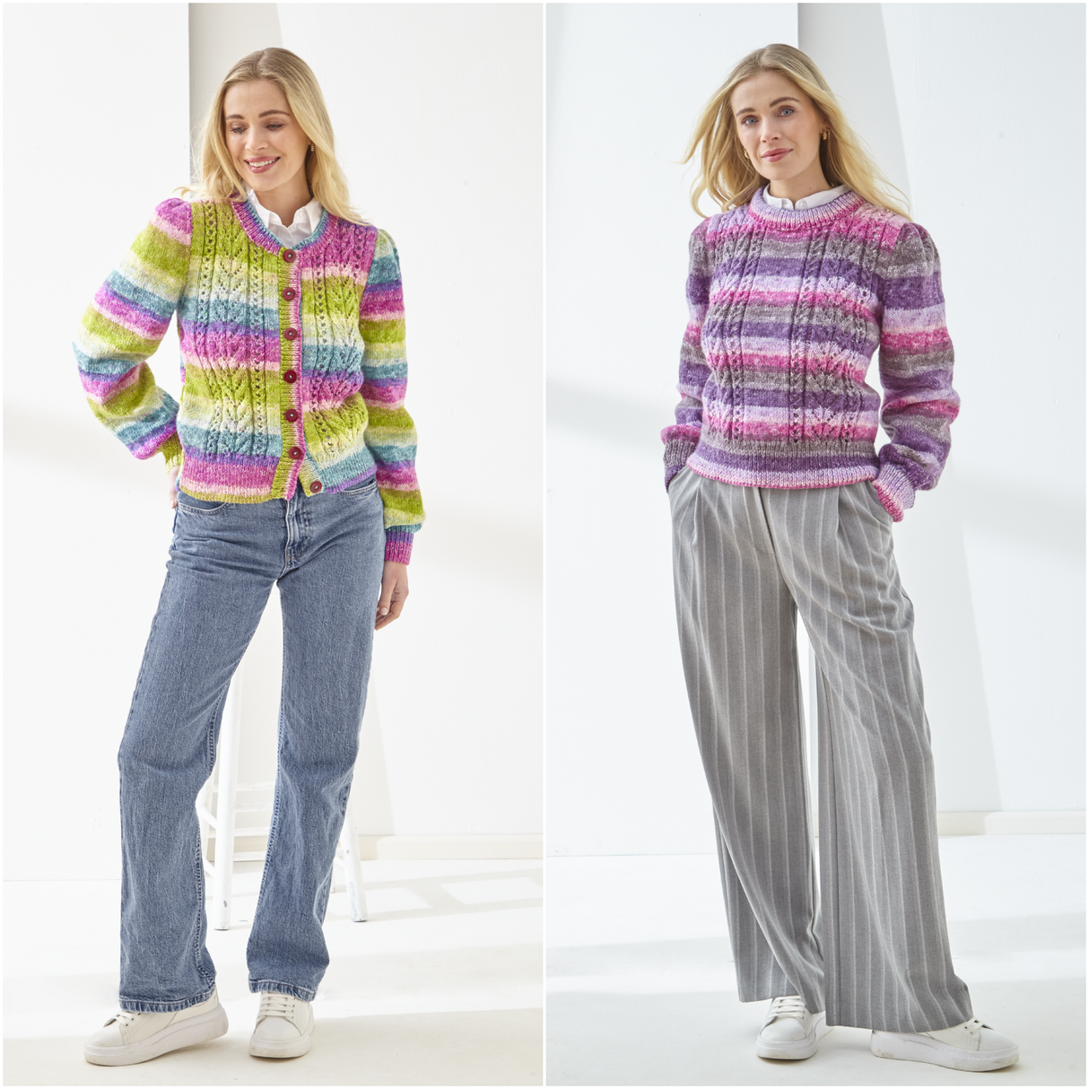 King Cole Bramble DK Cardigan and Sweater Pattern 6511
