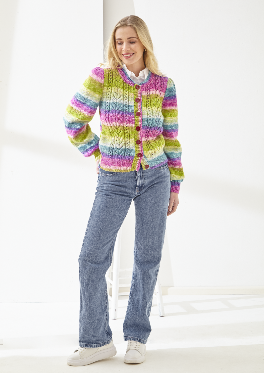 King Cole Bramble DK Cardigan and Sweater Pattern 6511