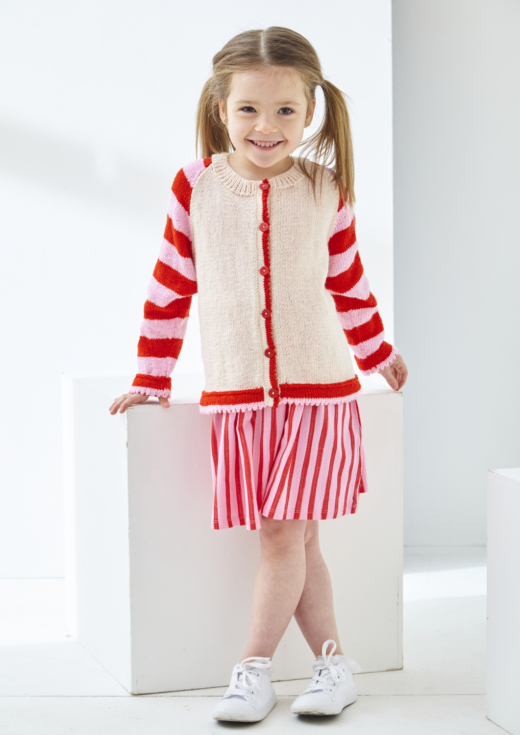 King Cole Cherished 4-Ply Sweater and Cardigan Pattern 6517