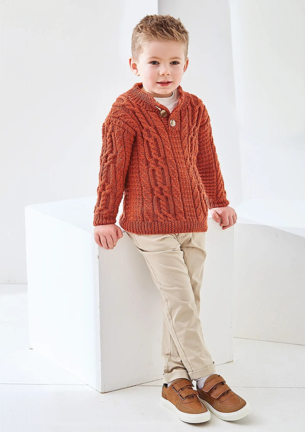 King Cole Cherished DK Jacket and Sweater Knitting Pattern 6518