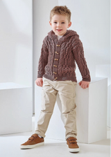 King Cole Cherished DK Jacket and Sweater Knitting Pattern 6518