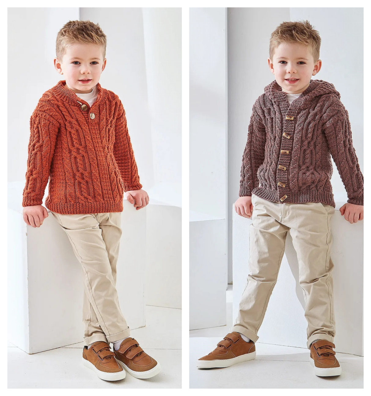 King Cole Cherished DK Jacket and Sweater Knitting Pattern 6518