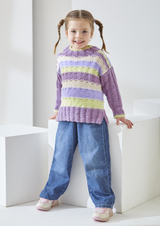 King Cole Big Value Baby Chunky Sweater and Slipover Pattern 6521