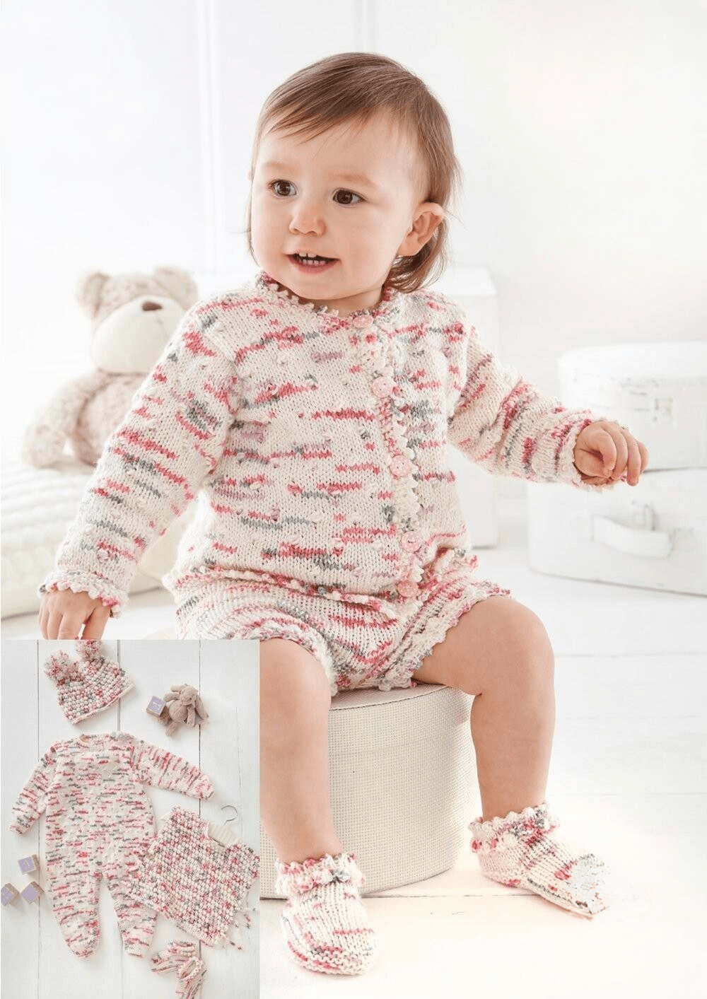 King Cole Dot Dot Dash DK Baby Set Pattern 6541