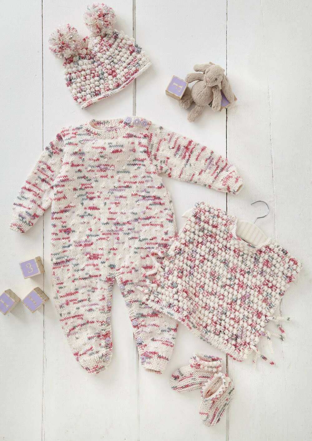 King Cole Dot Dot Dash DK Baby Set Pattern 6541