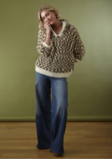 King Cole Animal Kingdom Chunky Sweater and Cardigan Pattern 6556