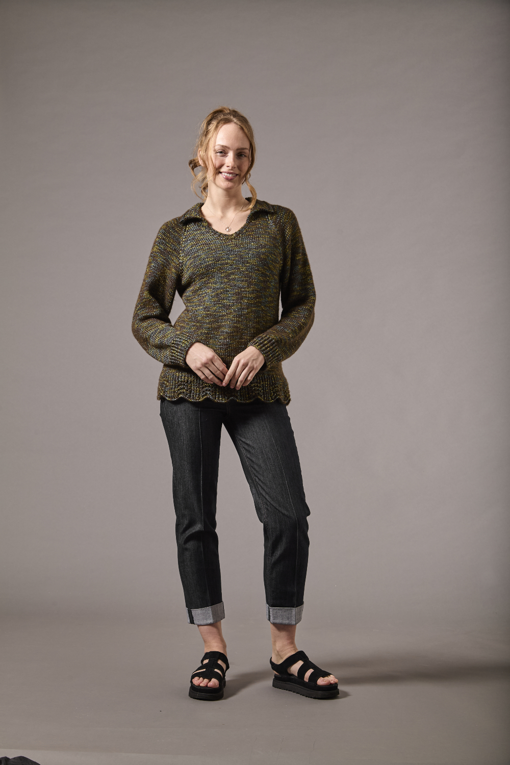 King Cole Firefly Aran Sweater and Cardigan Pattern 6558