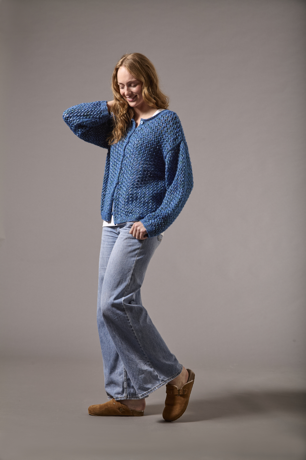 King Cole Firefly Aran Cardigan and Sweater Pattern 6559