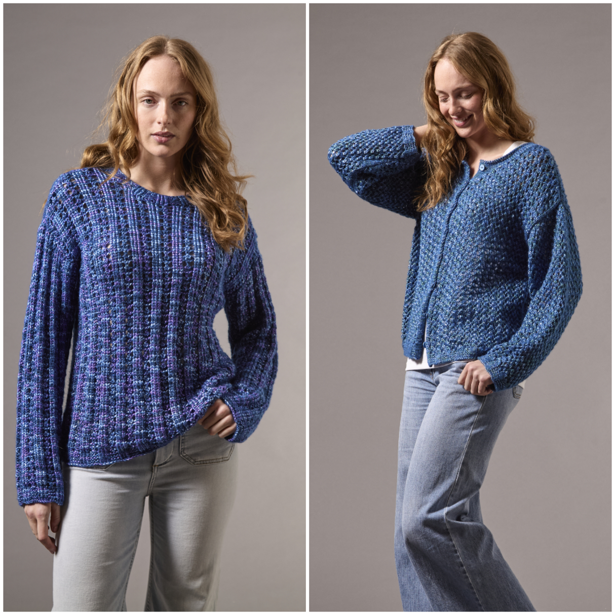 King Cole Firefly Aran Cardigan and Sweater Pattern 6559