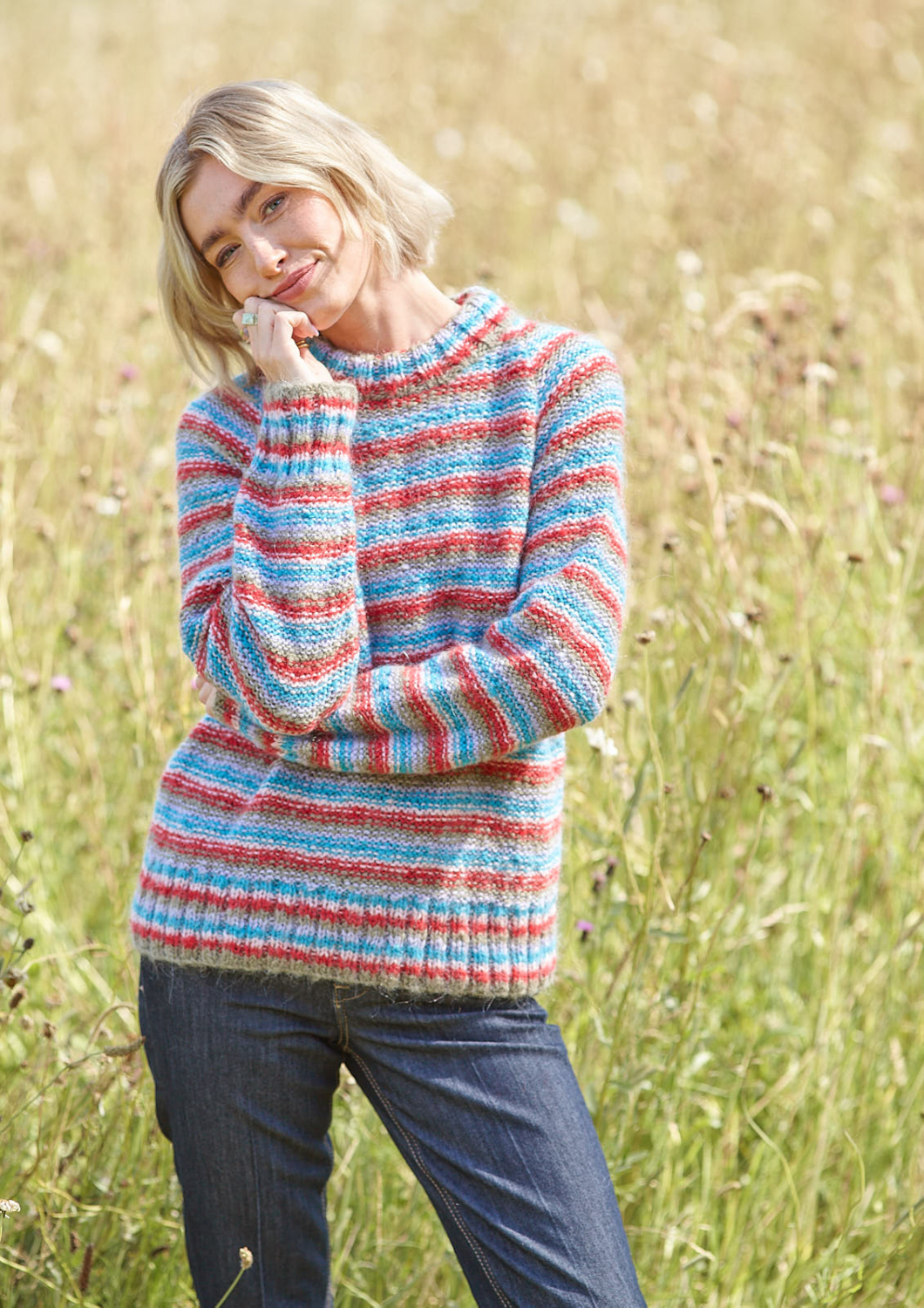 King Cole Flair Solo Chunky Cardigan and Sweater Pattern 6591